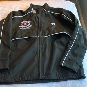 Warrior warm up jacket for boys